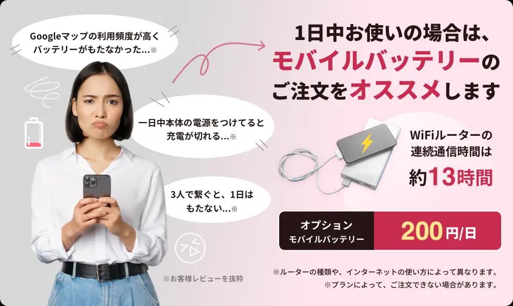 メキシコ wifiルーターバッテリー